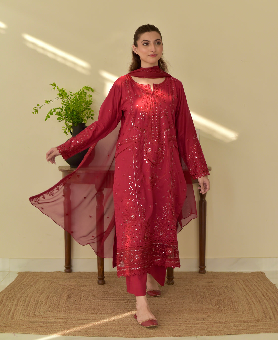 NAWAL SET (MAROON)