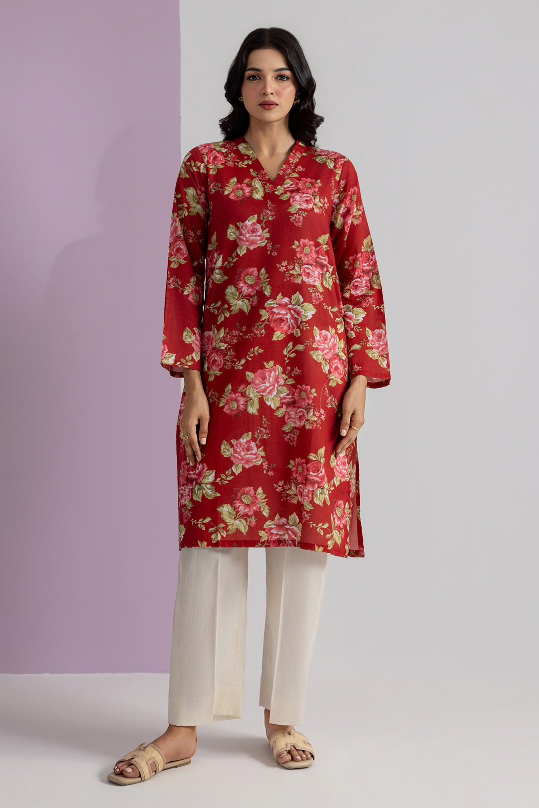 PRINTED KURTA - 3031