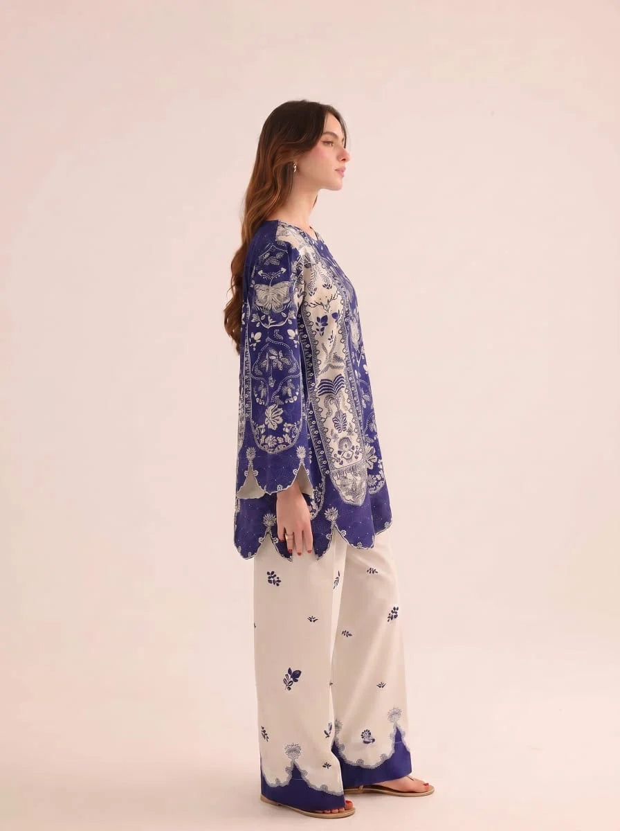 2 PC SUMMER LAWN DRESS - PRT L42961