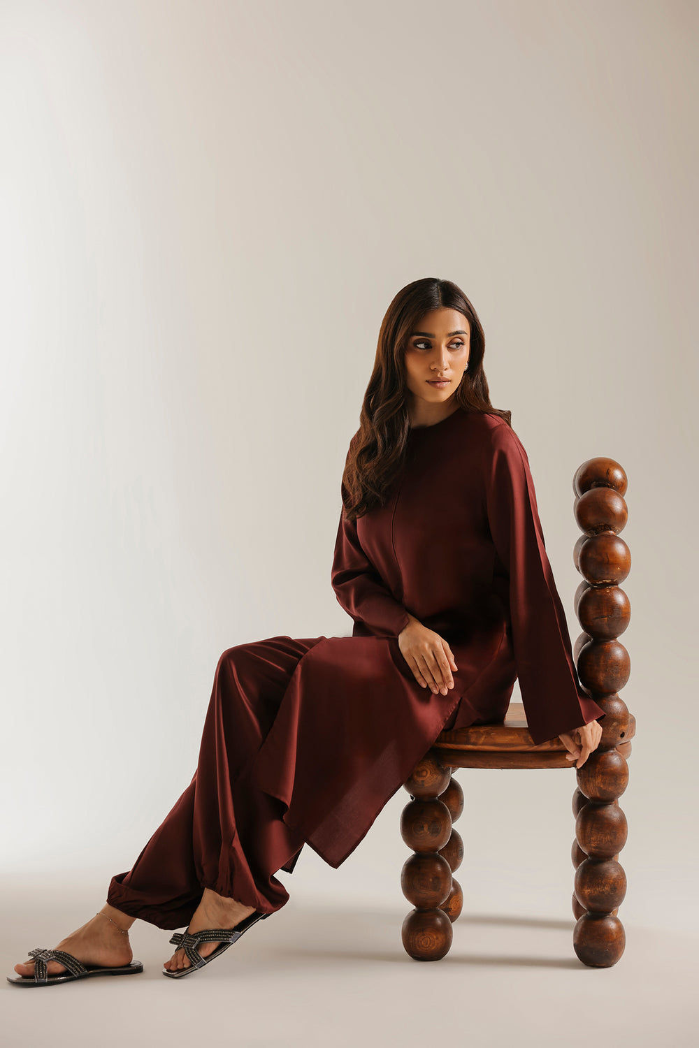 ETHNC SOLID SUIT - CHERRY RED | E9651-102-306