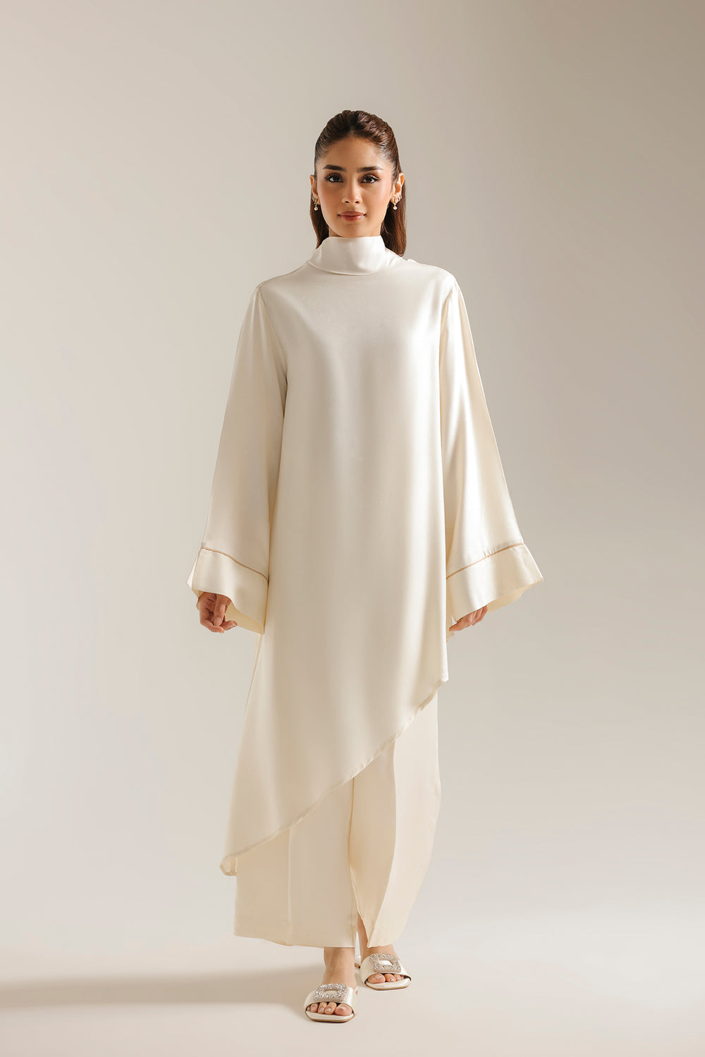 ETHNC SOLID SUIT - COCONUT MILK | E9662-102-003