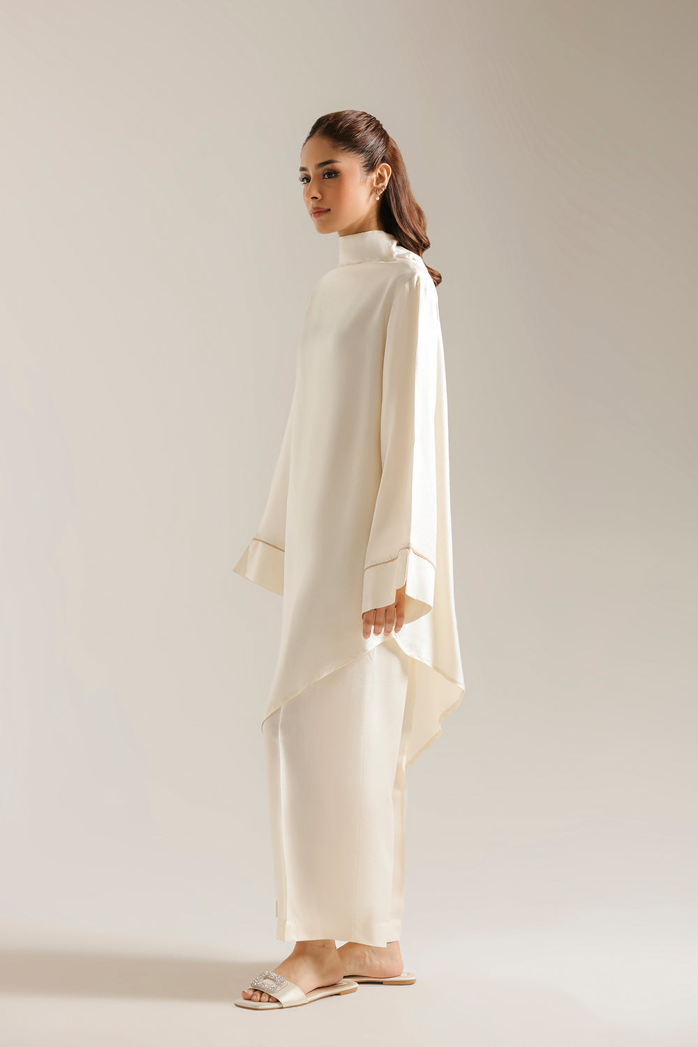 ETHNC SOLID SUIT - COCONUT MILK | E9662-102-003