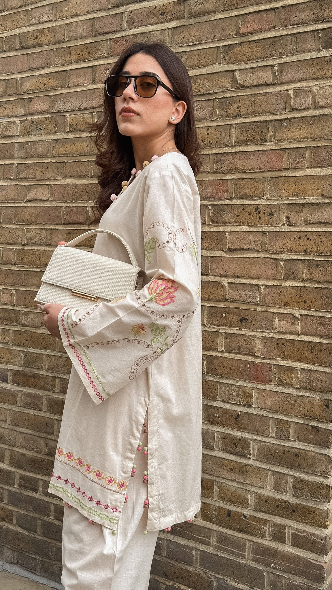 SNOWDROP - IVORY SCHIFFLI SET