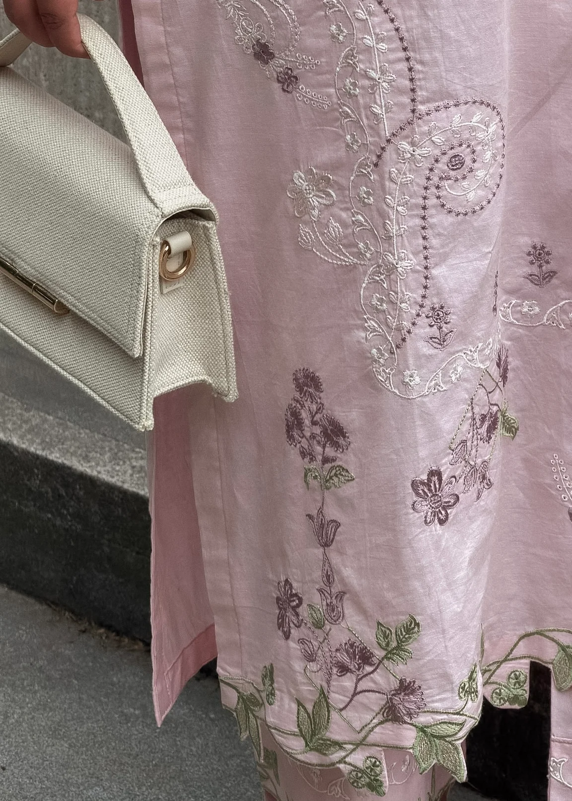 ZINNIA - PINK EMBROIDERED CO-ORD SET