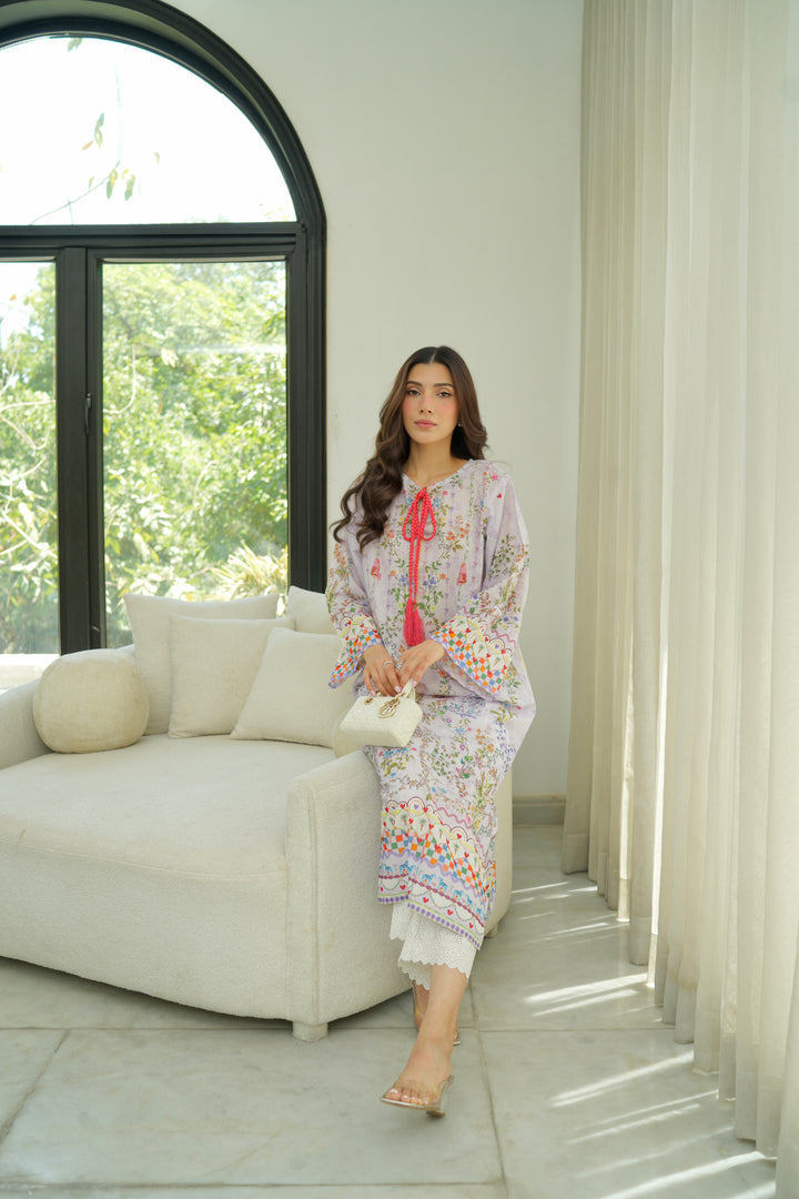 LILAC GARDEN KAFTAN