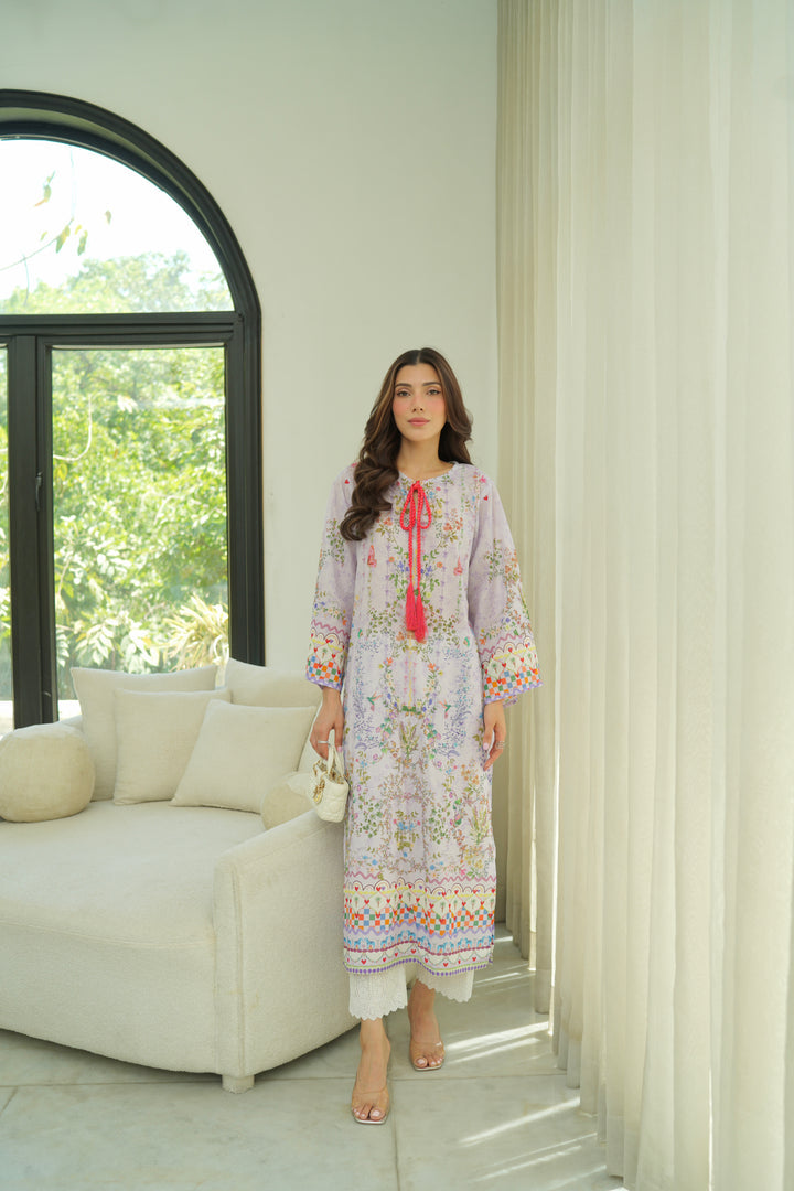 LILAC GARDEN KAFTAN