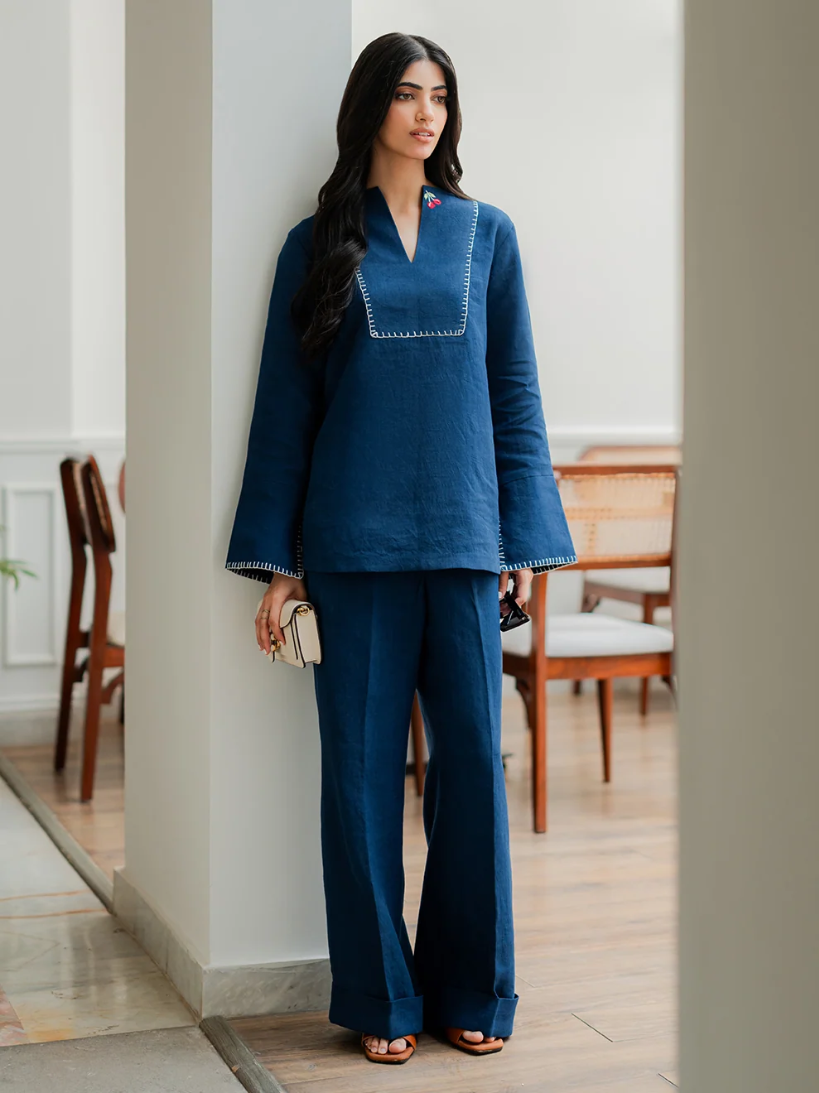 COBALT - 2 PCS LINEN SET