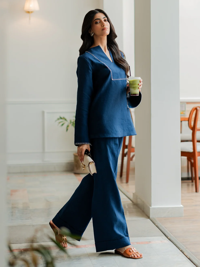 COBALT - 2 PCS LINEN SET