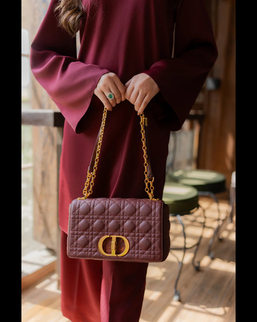 BURGUNDY GALENTINE SET