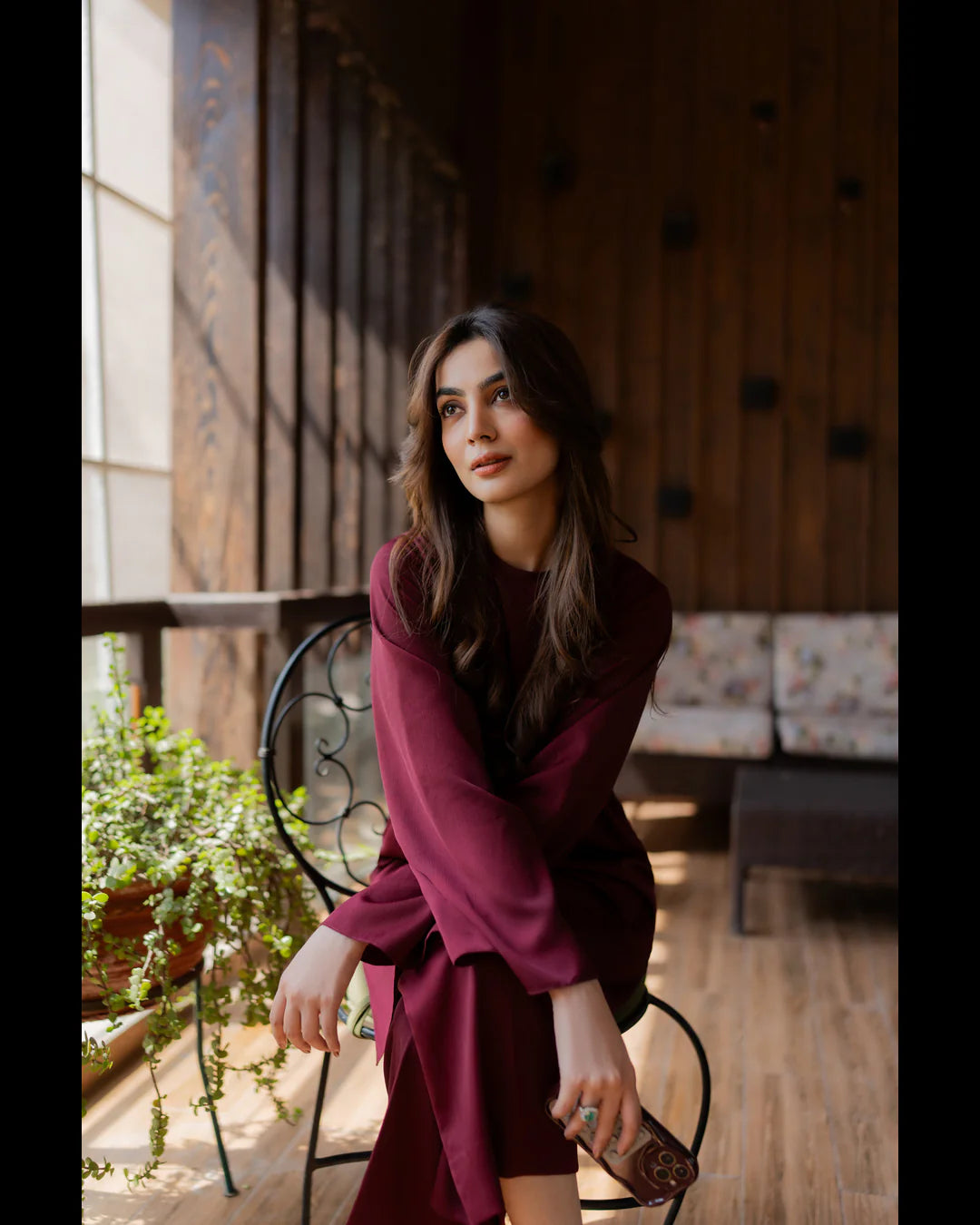 BURGUNDY GALENTINE SET