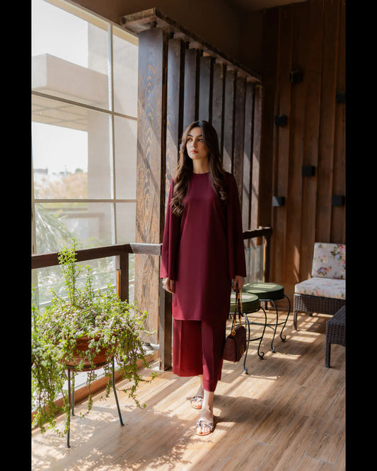 BURGUNDY GALENTINE SET