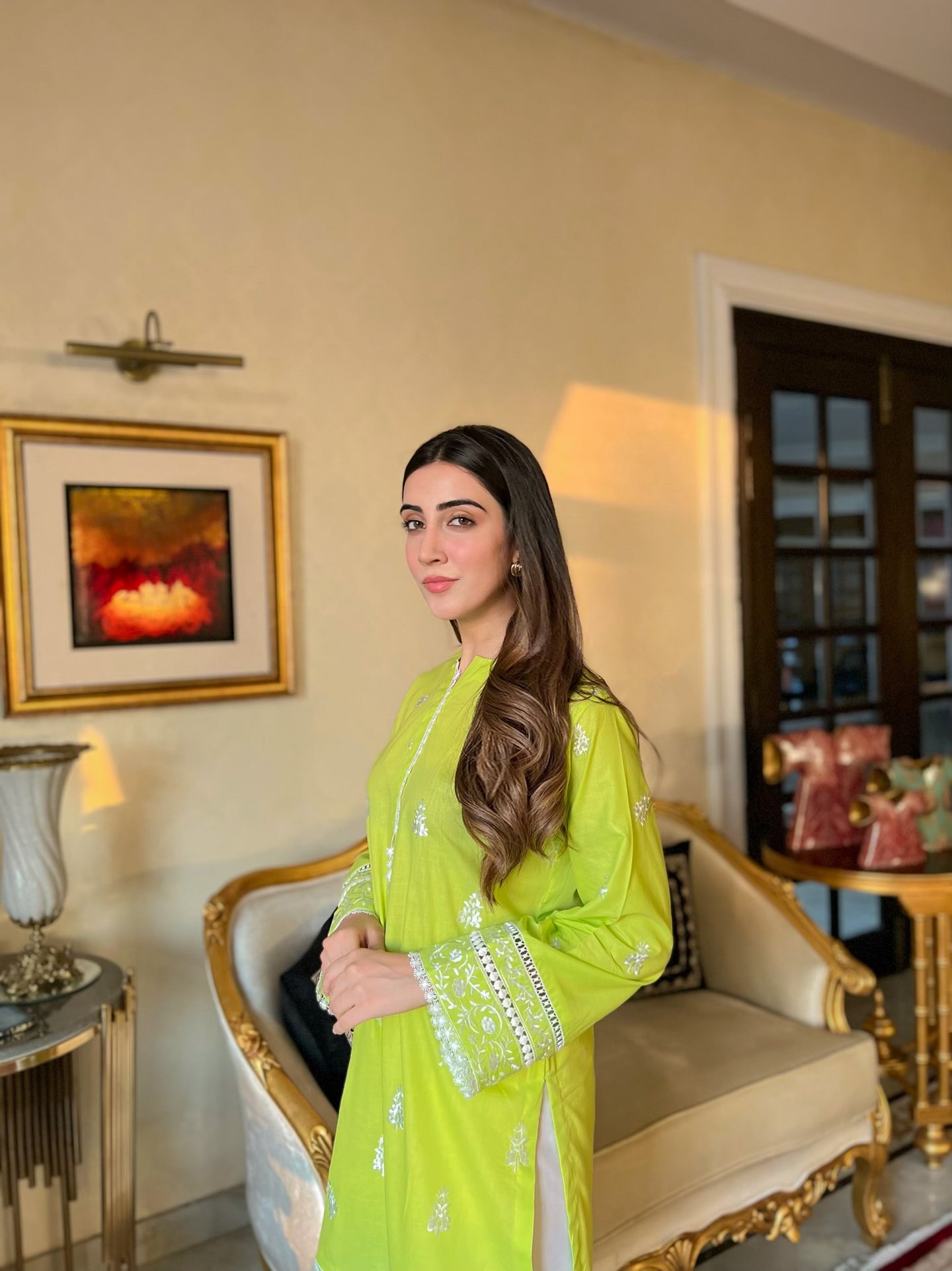 NAARJ NEON KURTA