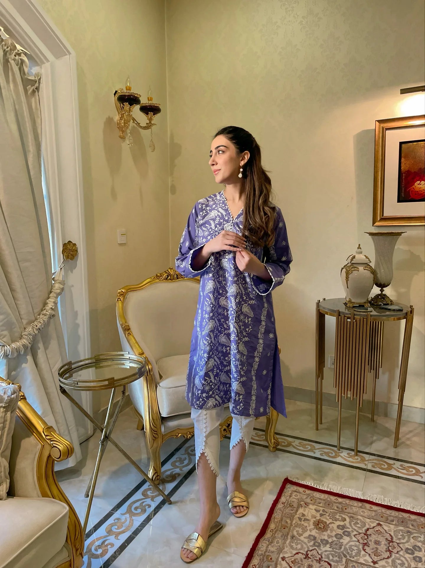 NAARJ PURPLE KURTA