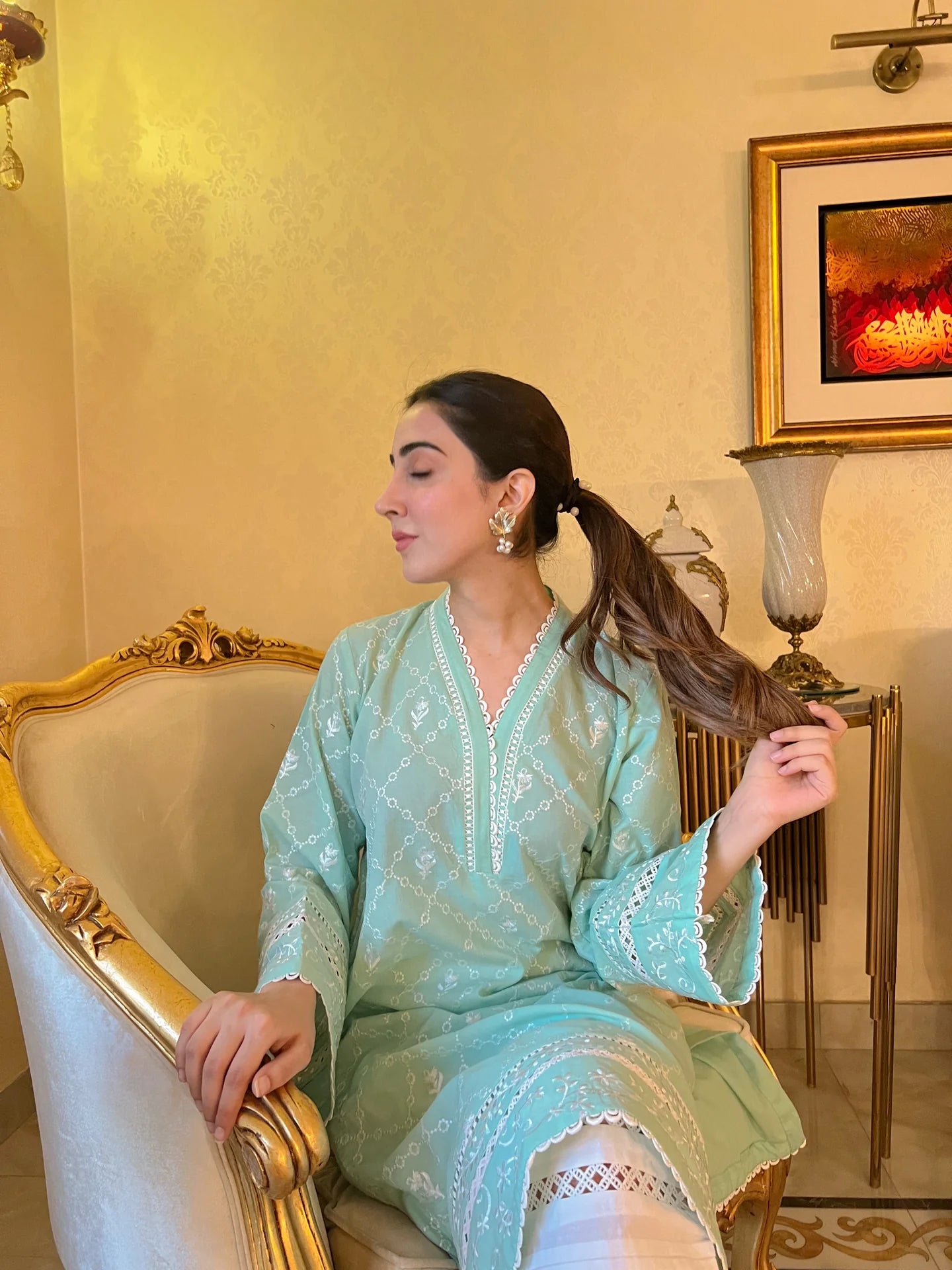 NAARJ PASTEL KURTA