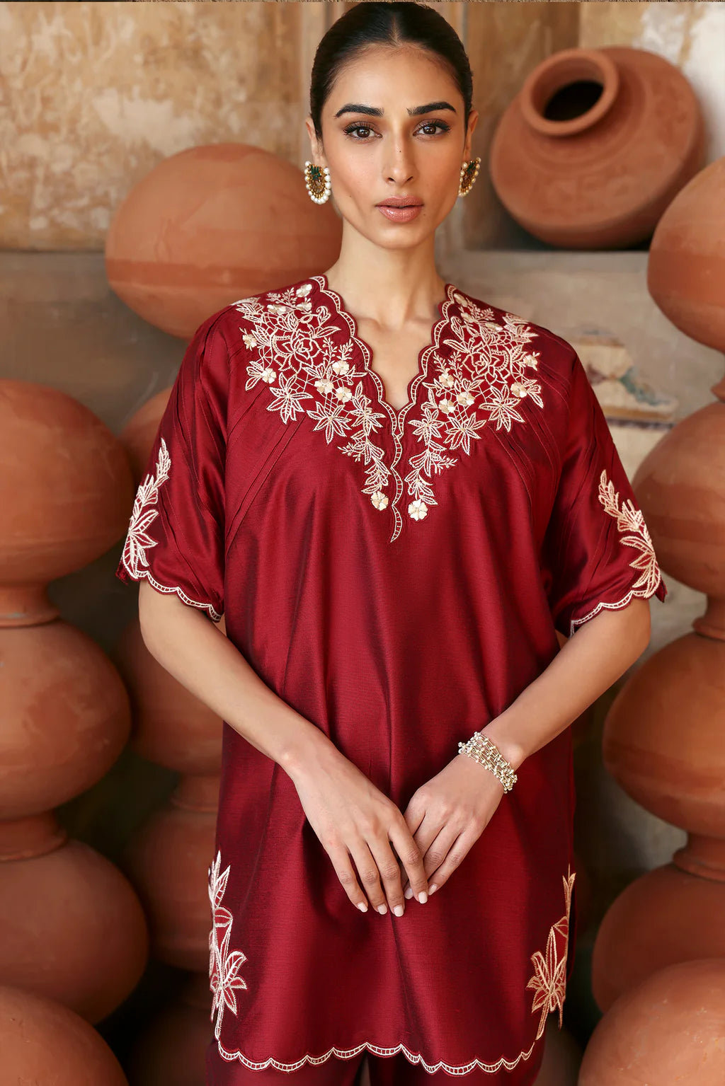 JEWEL RED MATCHING SET