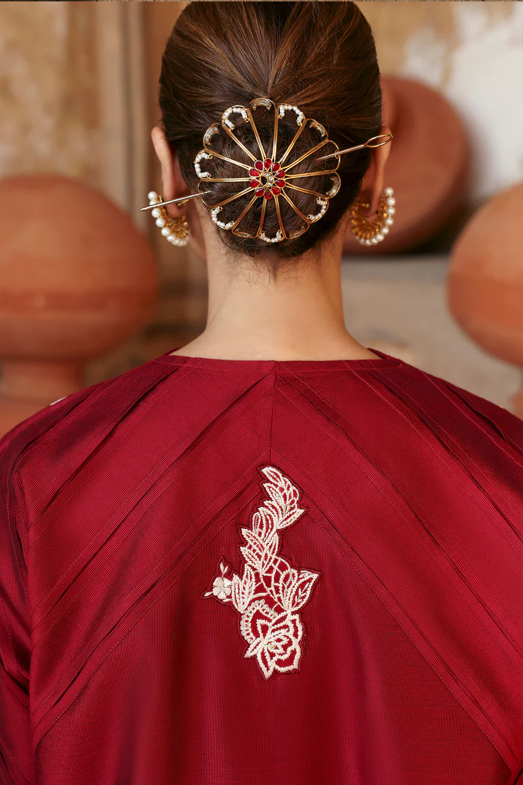 JEWEL RED MATCHING SET