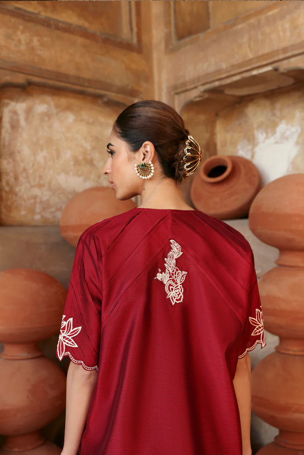 JEWEL RED MATCHING SET