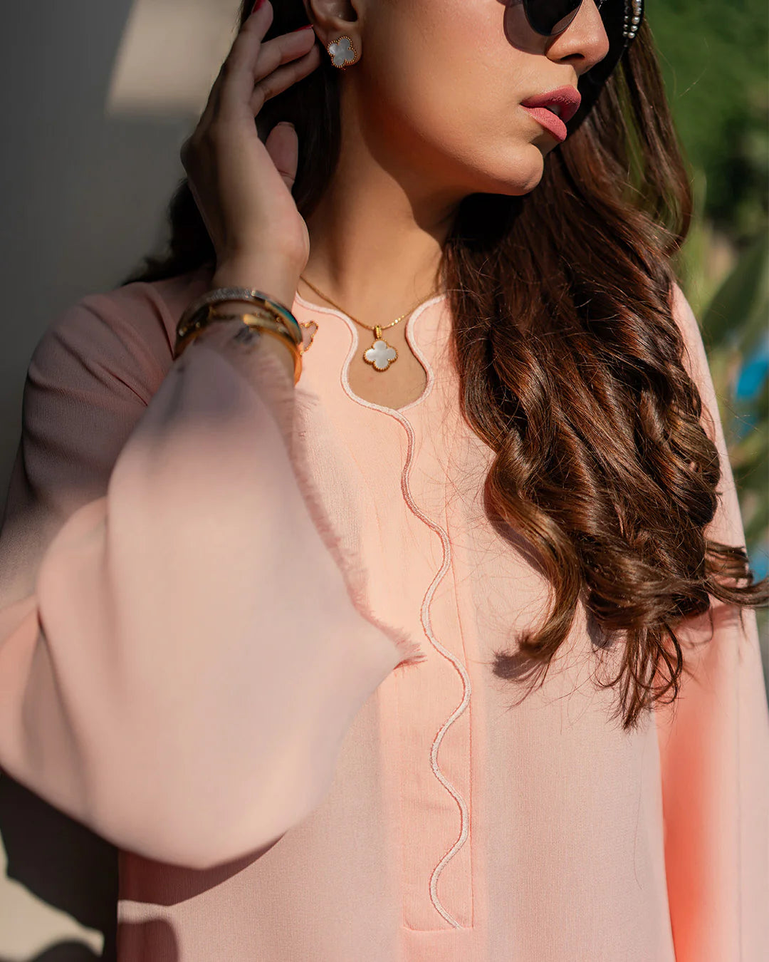 SCALLOP FRINGE SET