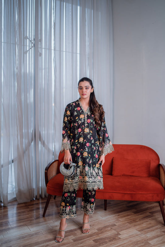 SOHO RTW '25 - 02 PIECE EMBROIDERED SHIRT AND TROUSER