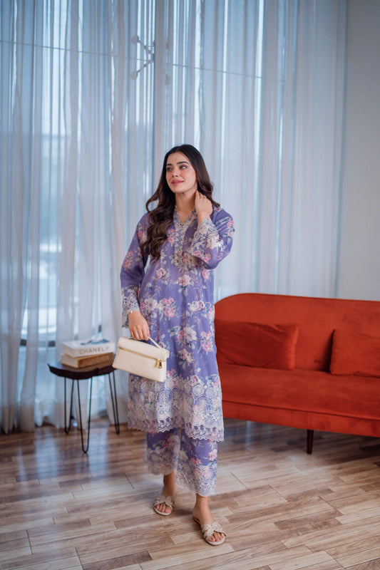 SOHO RTW '25 - 02 PIECE EMBROIDERED SHIRT AND TROUSER