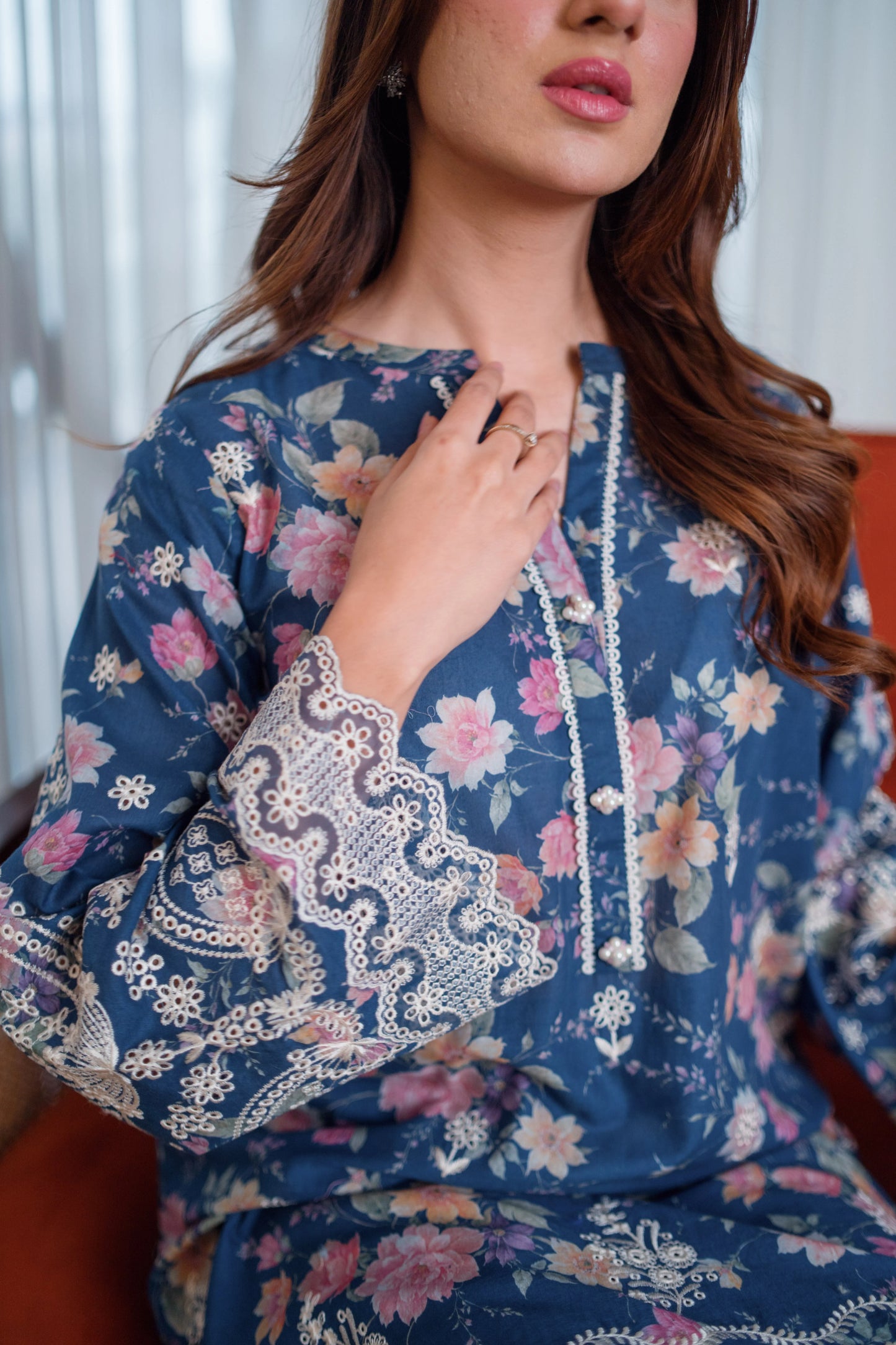 SOHO RTW '25 - 02 PIECE EMBROIDERED SHIRT AND TROUSER