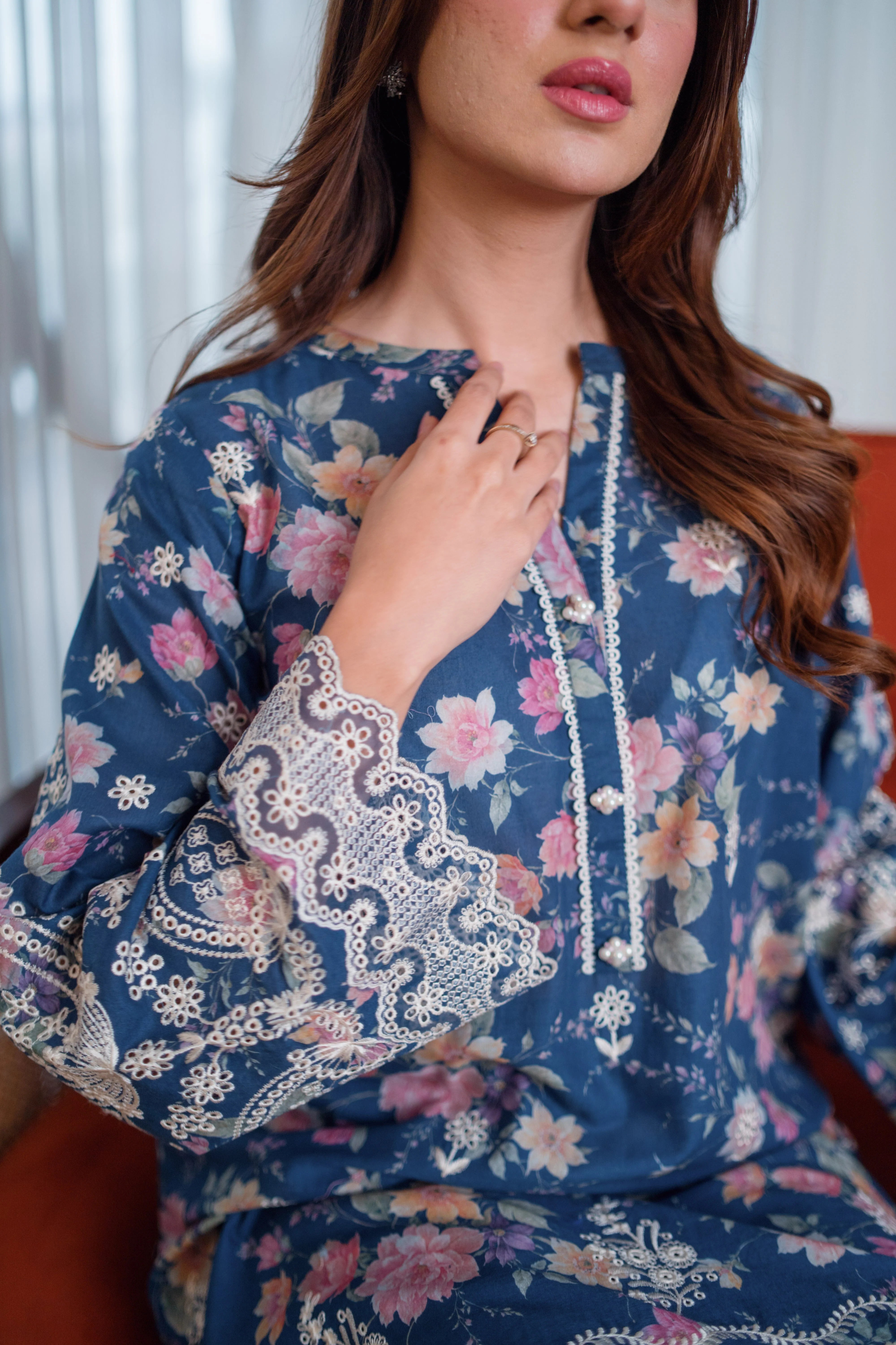 SOHO RTW '25 - 02 PIECE EMBROIDERED SHIRT AND TROUSER