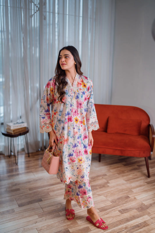 SOHO RTW '25 - 02 PIECE EMBROIDERED SHIRT AND TROUSER