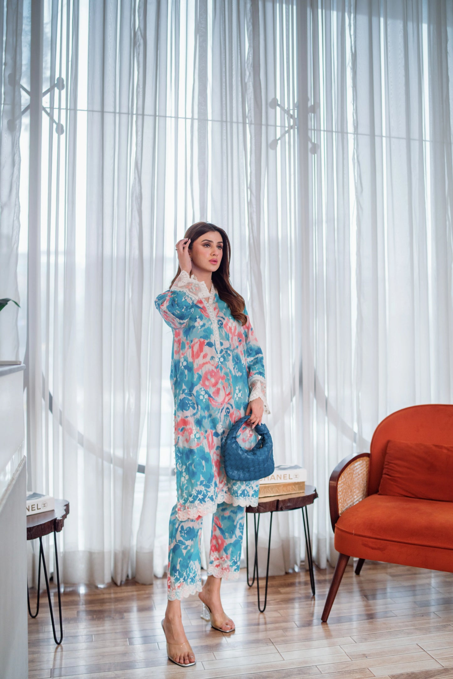SOHO RTW '25 - 02 PIECE EMBROIDERED SHIRT AND TROUSER