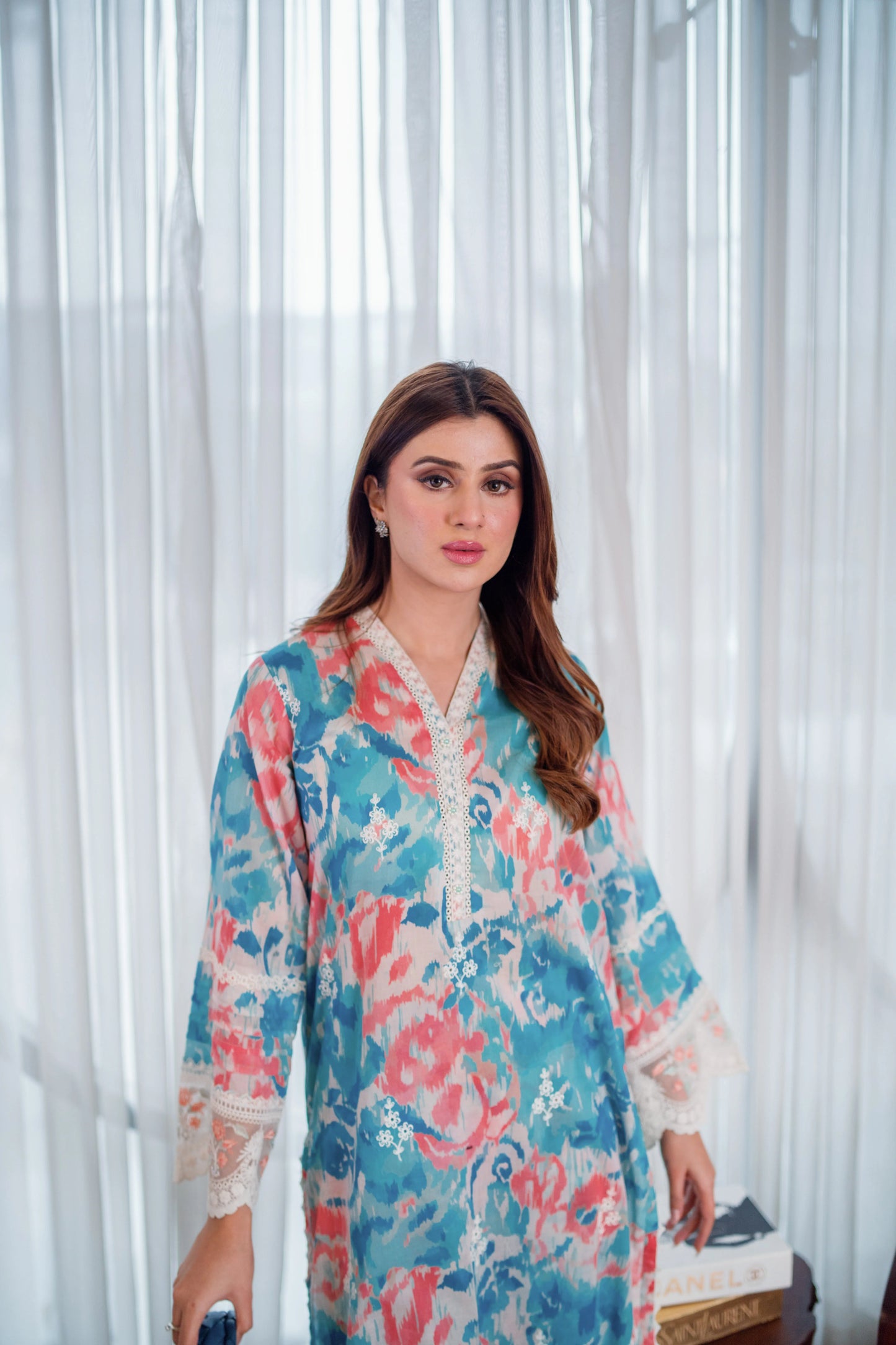 SOHO RTW '25 - 02 PIECE EMBROIDERED SHIRT AND TROUSER