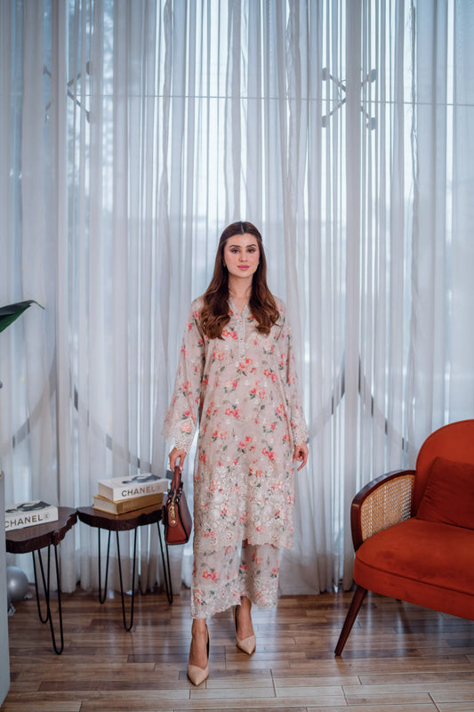 SOHO RTW '25 - 02 PIECE EMBROIDERED SHIRT AND TROUSER