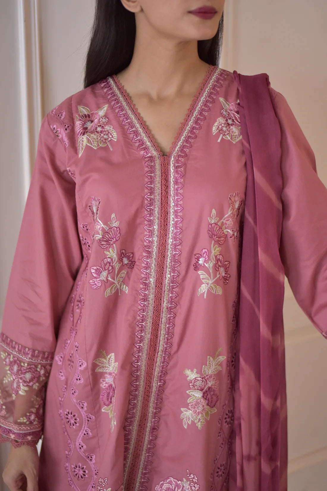 ROSE FROCK SET (3 PC)