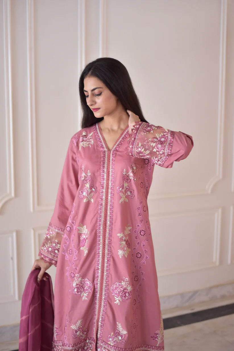 ROSE FROCK SET (3 PC)