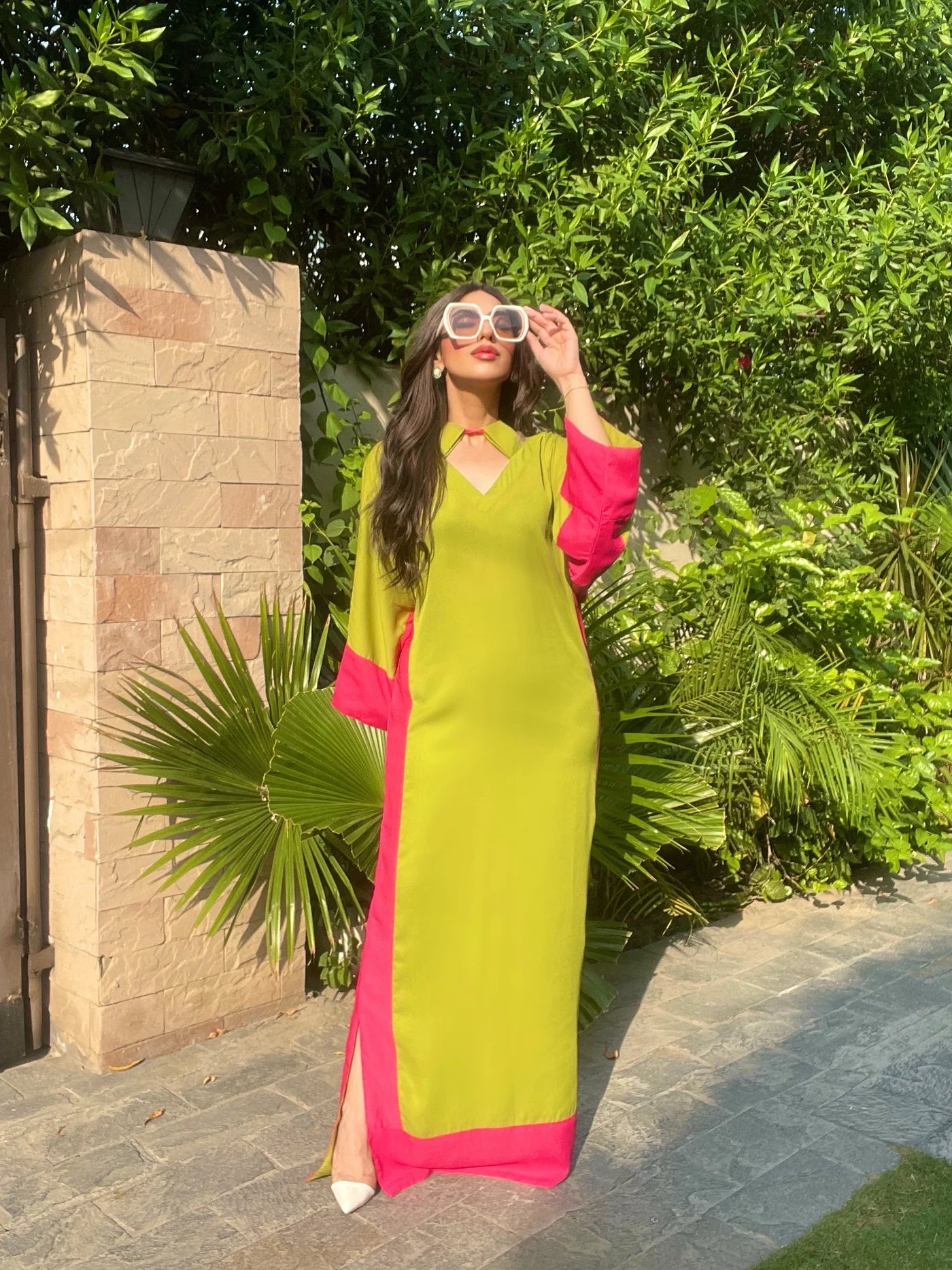 POP OF PINK KAFTAN