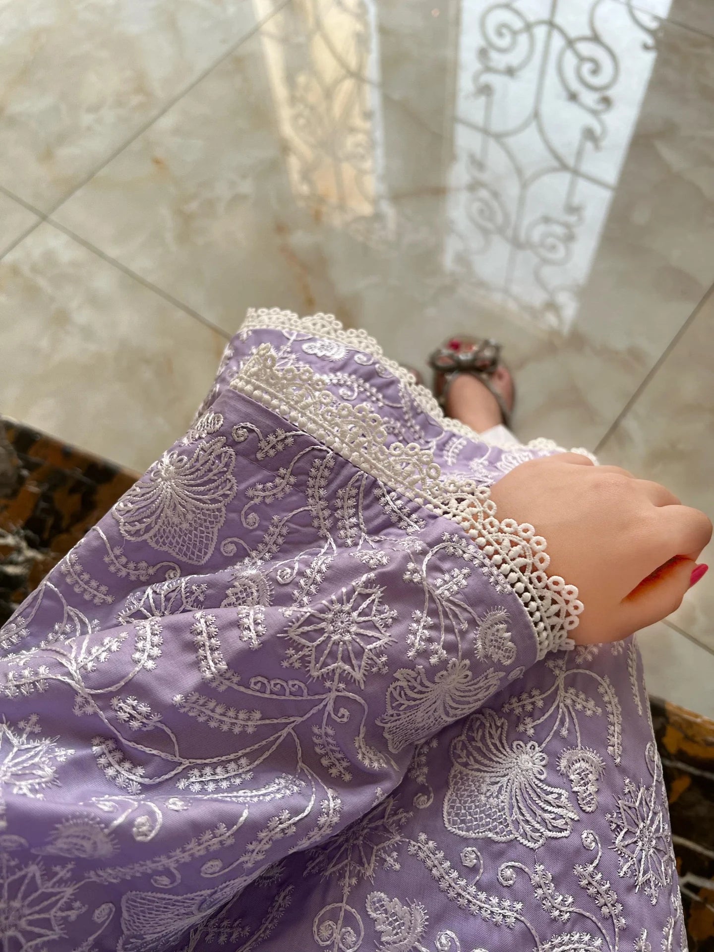 AMETHYST LILAC KURTA