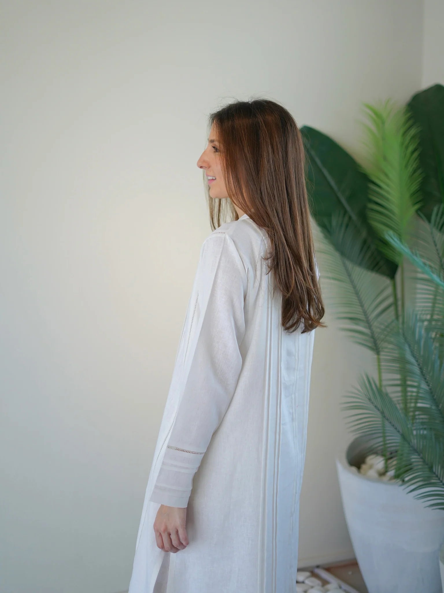 PLEATED LINEN SET