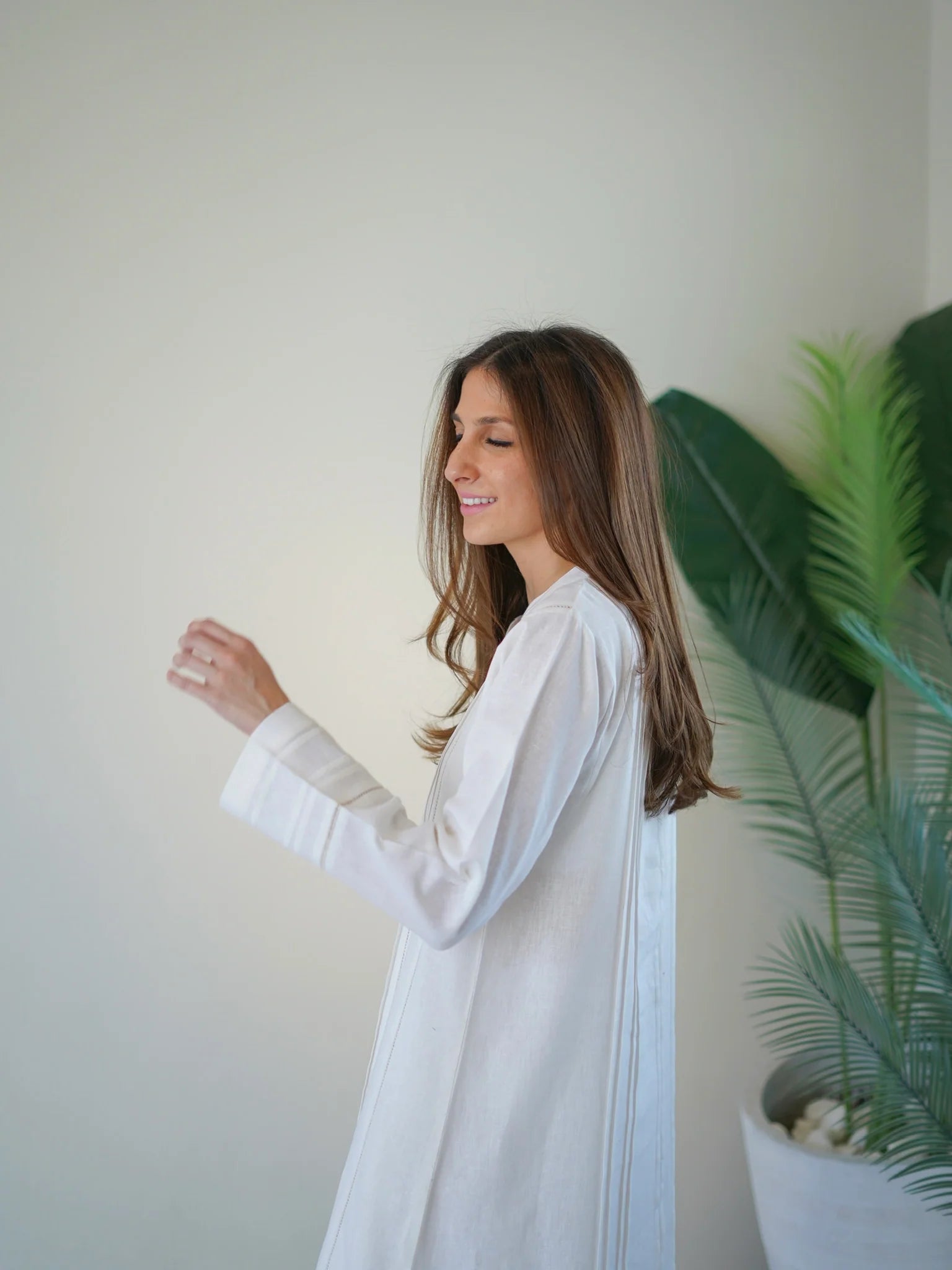 PLEATED LINEN SET