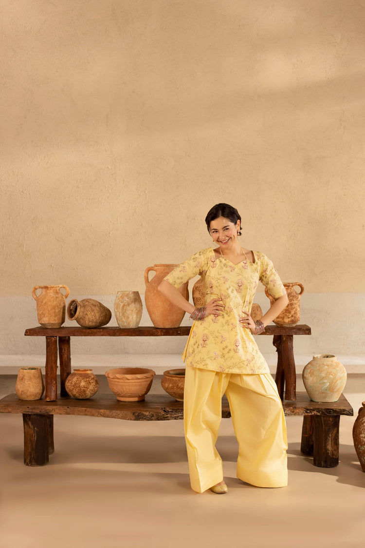 2 PC EMBROIDERED DRESS - HM05