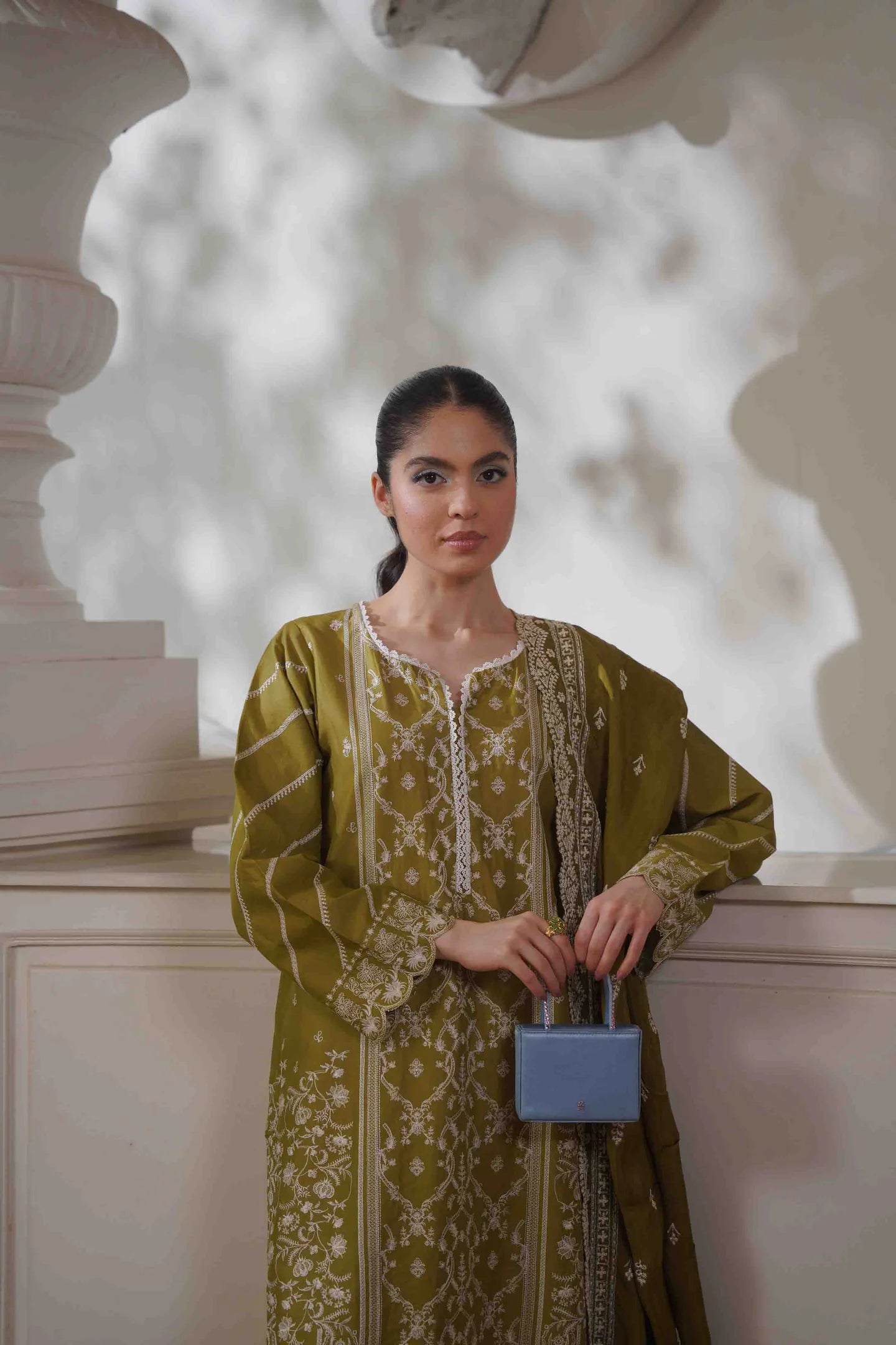 TUBEROSE KURTA - MUSTARD