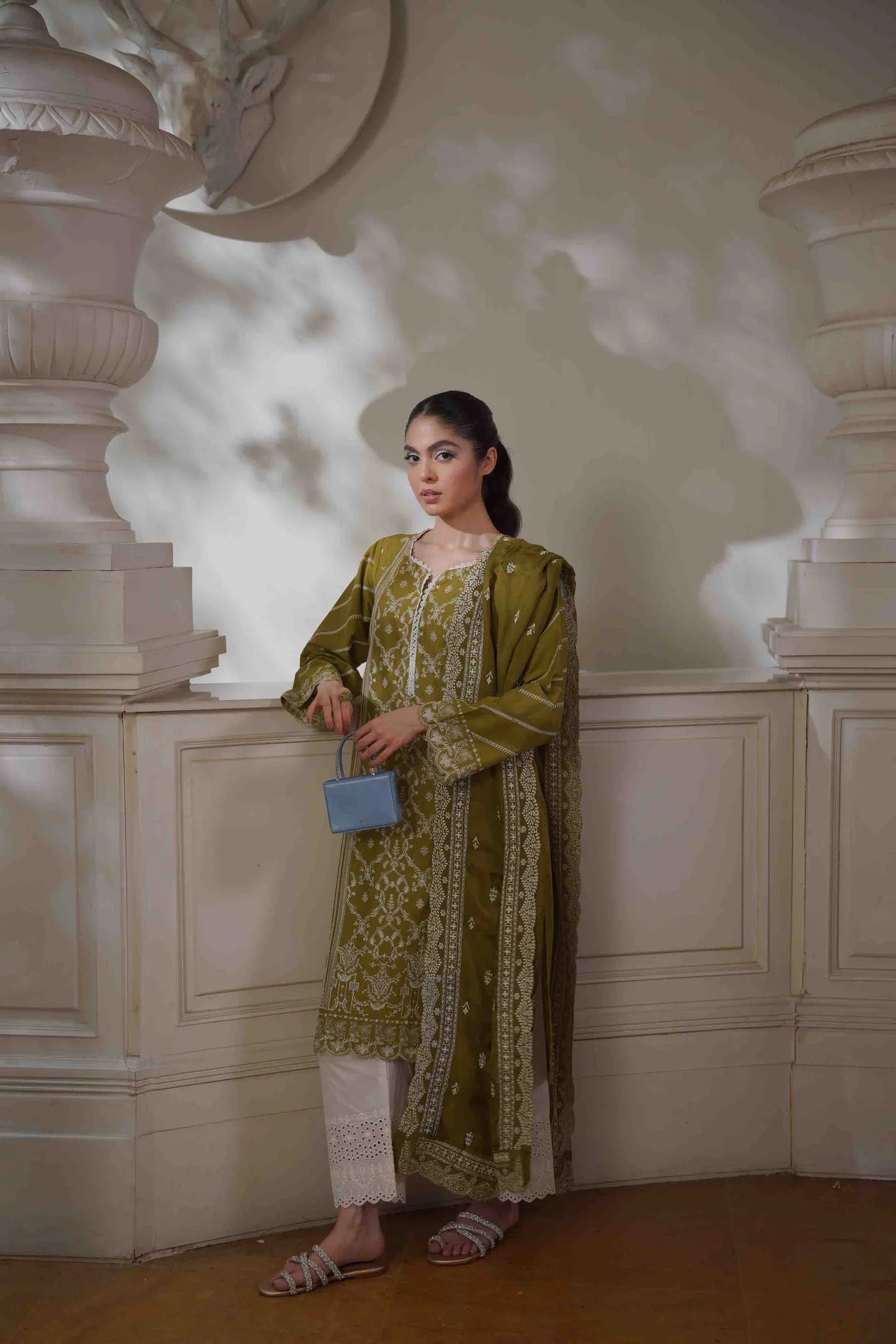 TUBEROSE KURTA - MUSTARD