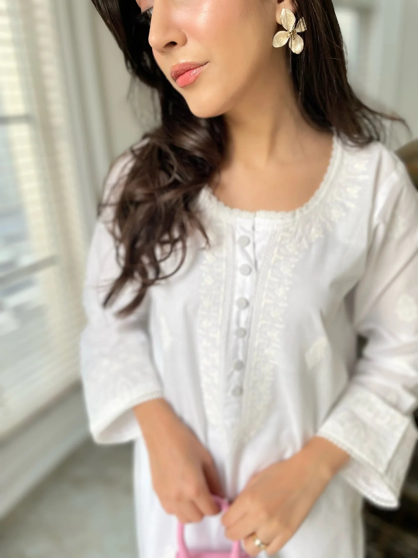 RIME KURTA - WHITE