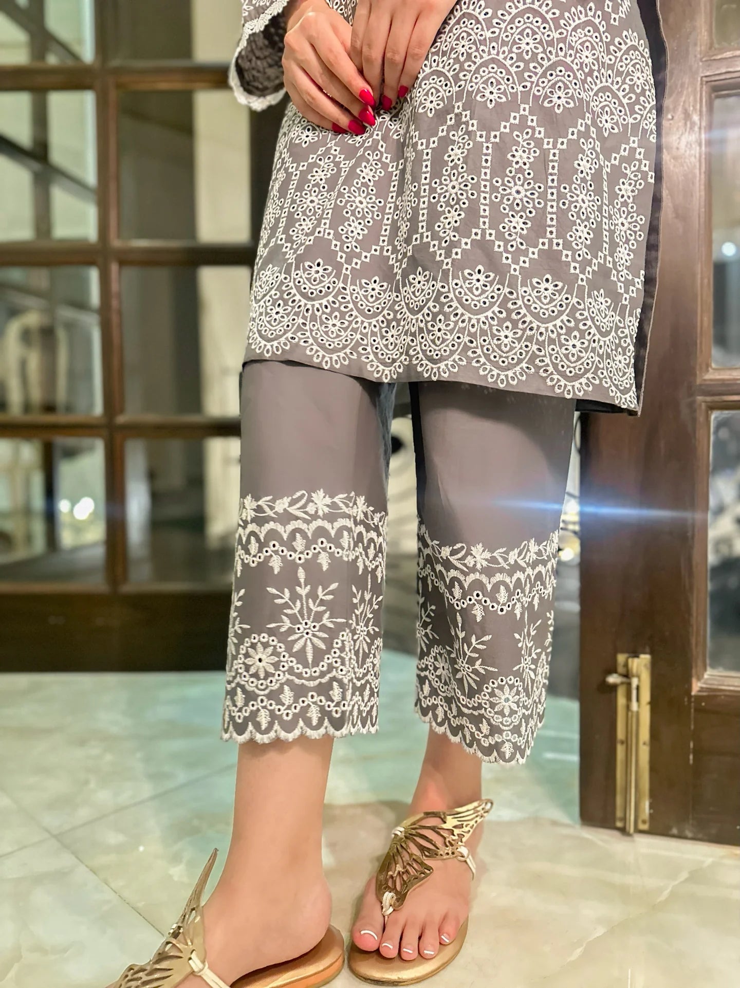 IRIS SCHIFFLI CO-ORD SET