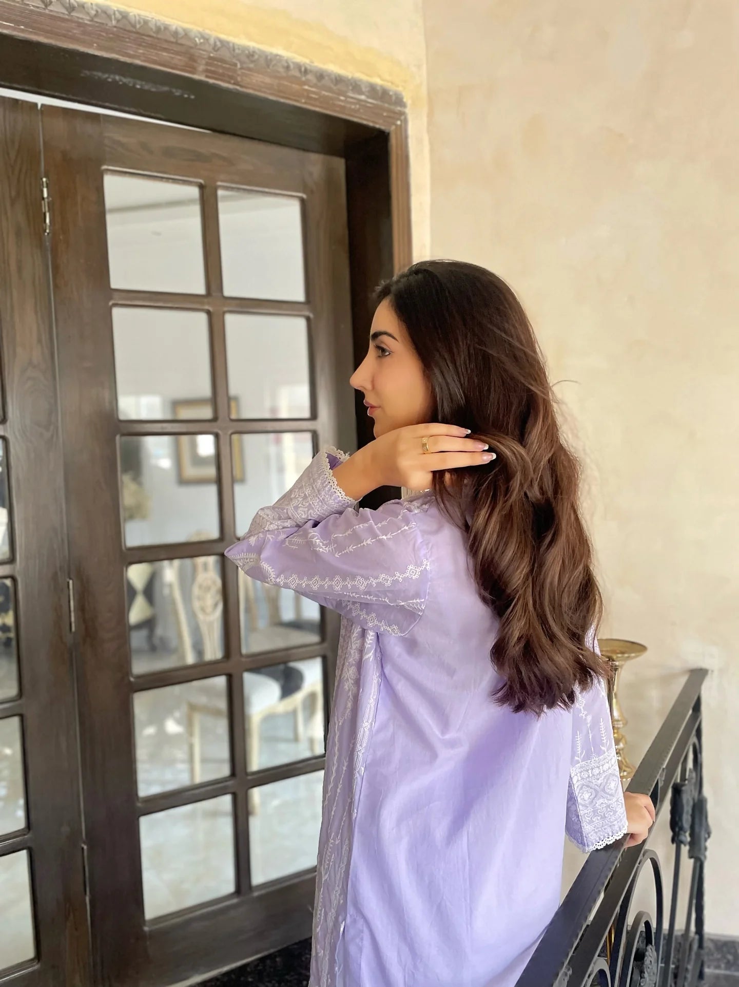MELODY KURTA - PALE LILAC