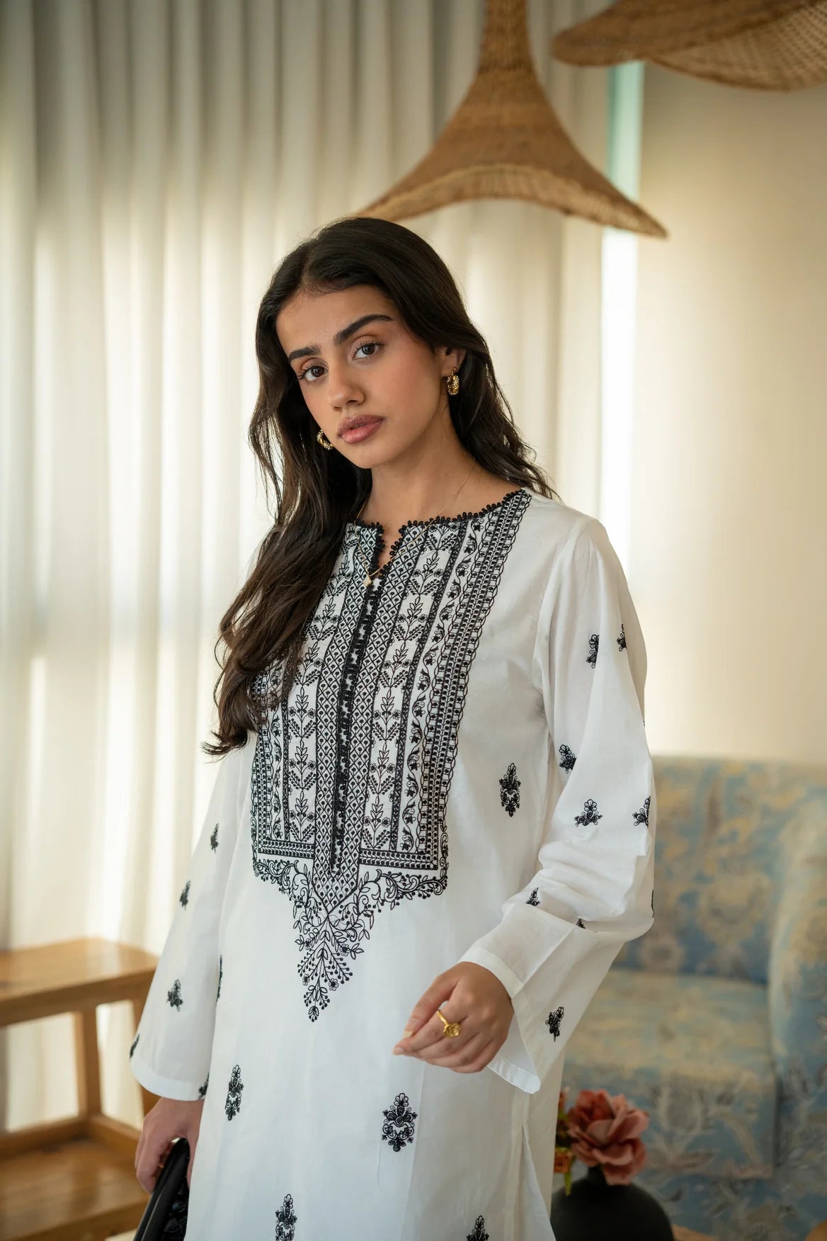 YARROW - WHITE KURTA