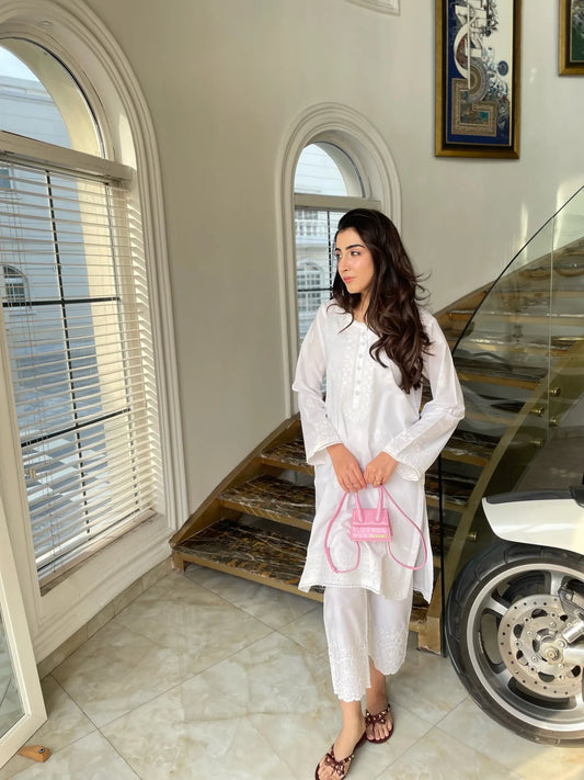 RIME KURTA - WHITE