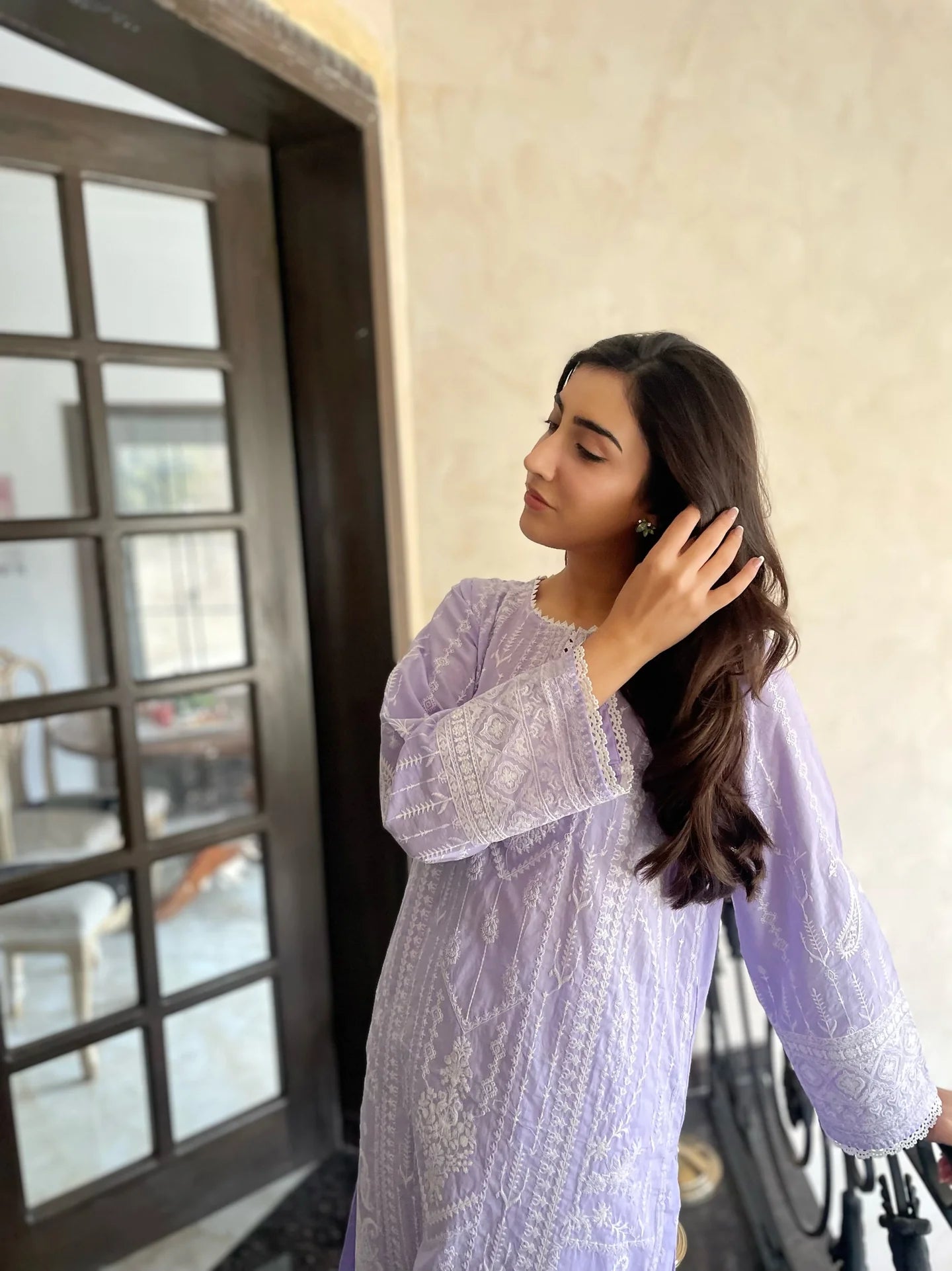 MELODY KURTA - PALE LILAC