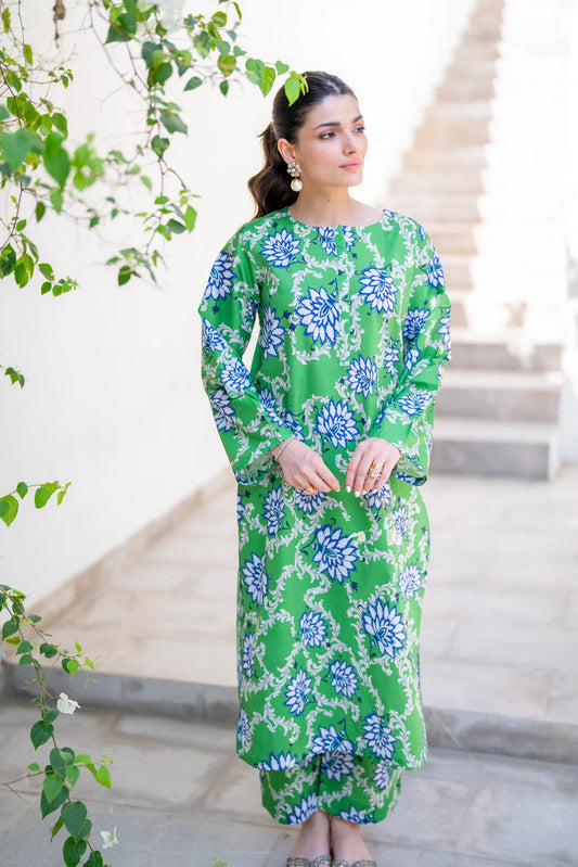 ART NOUVEAU CO-ORD SET (LONG SHIRT)