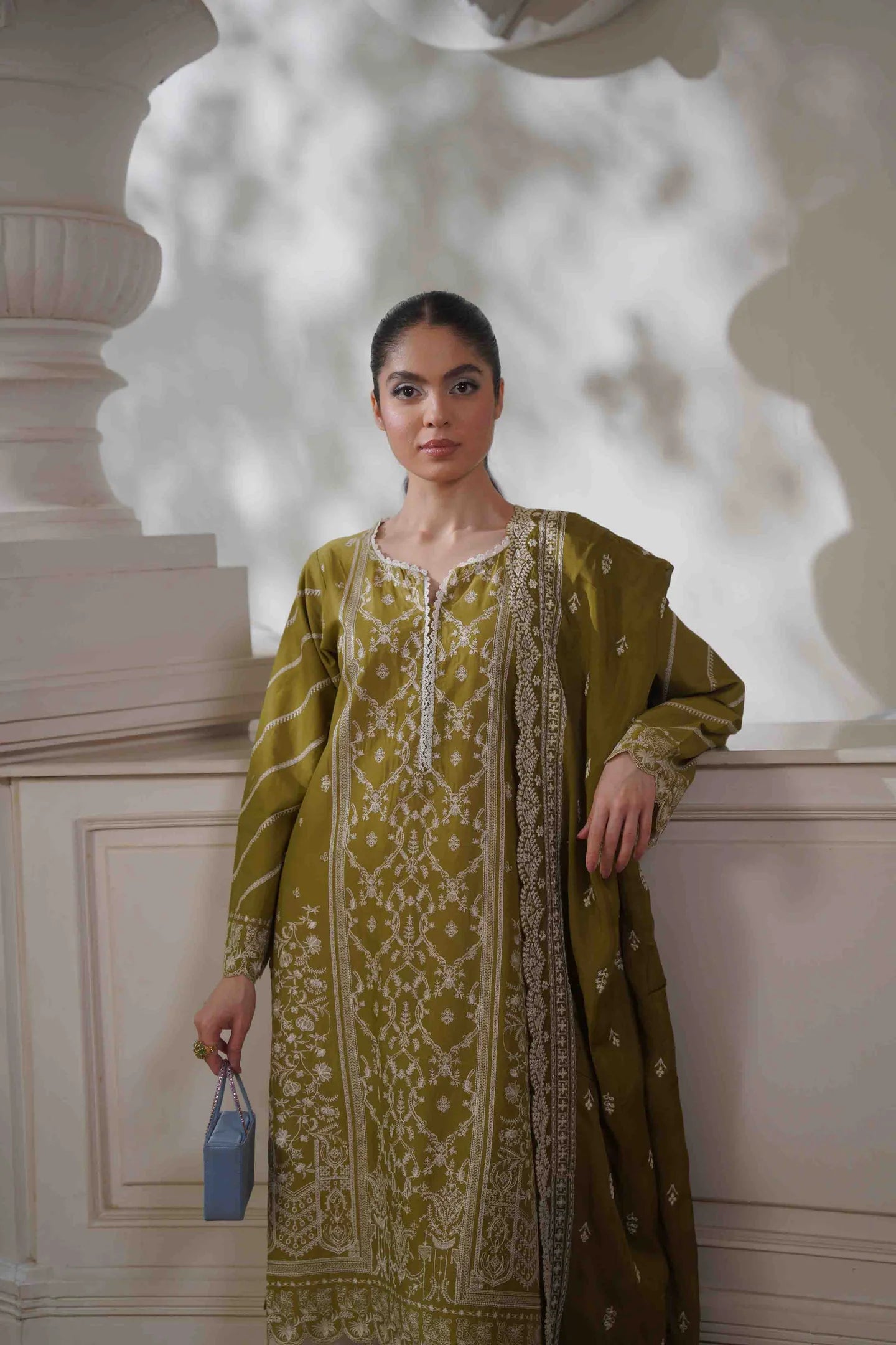 TUBEROSE KURTA - MUSTARD