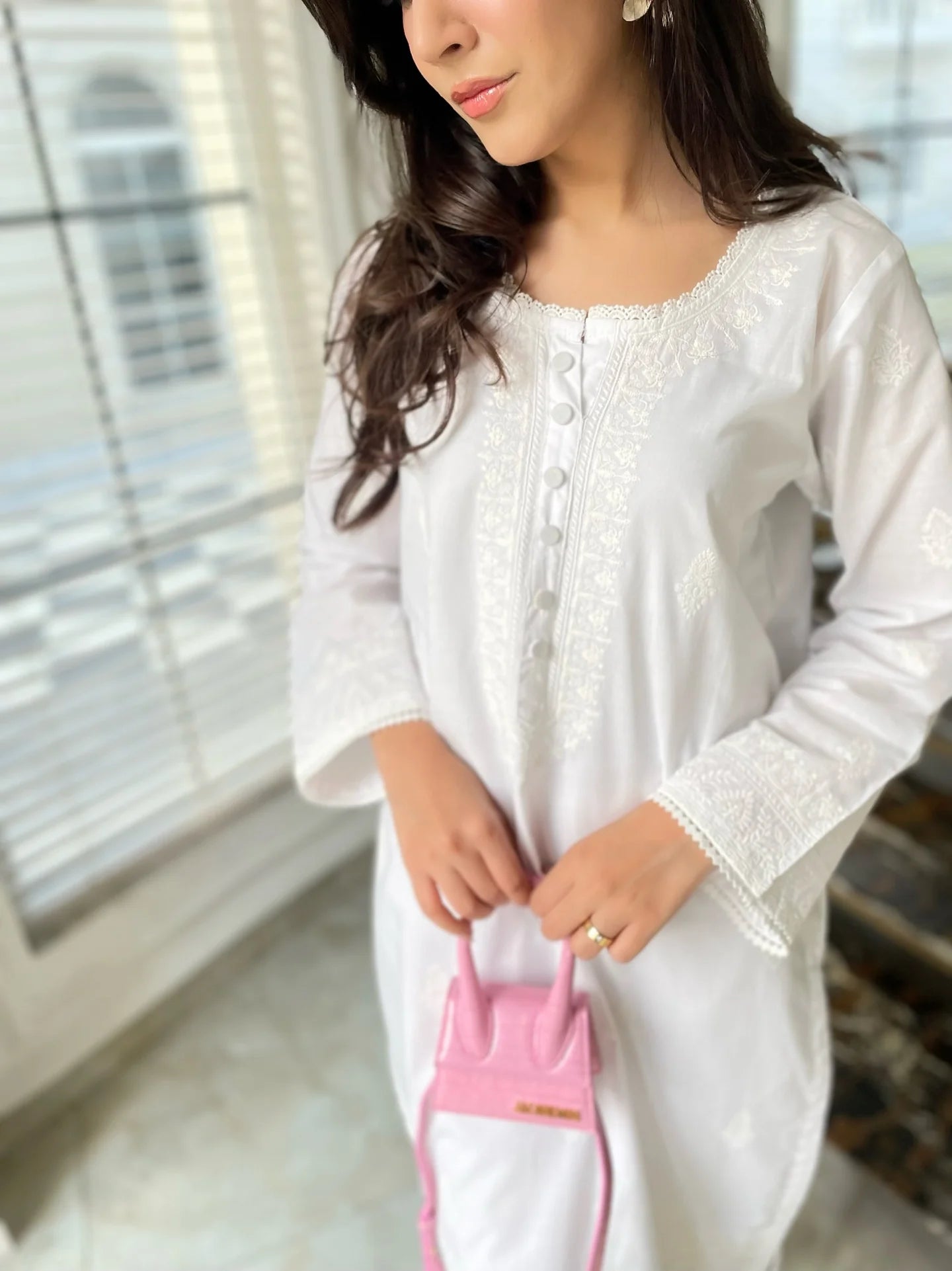 RIME KURTA - WHITE