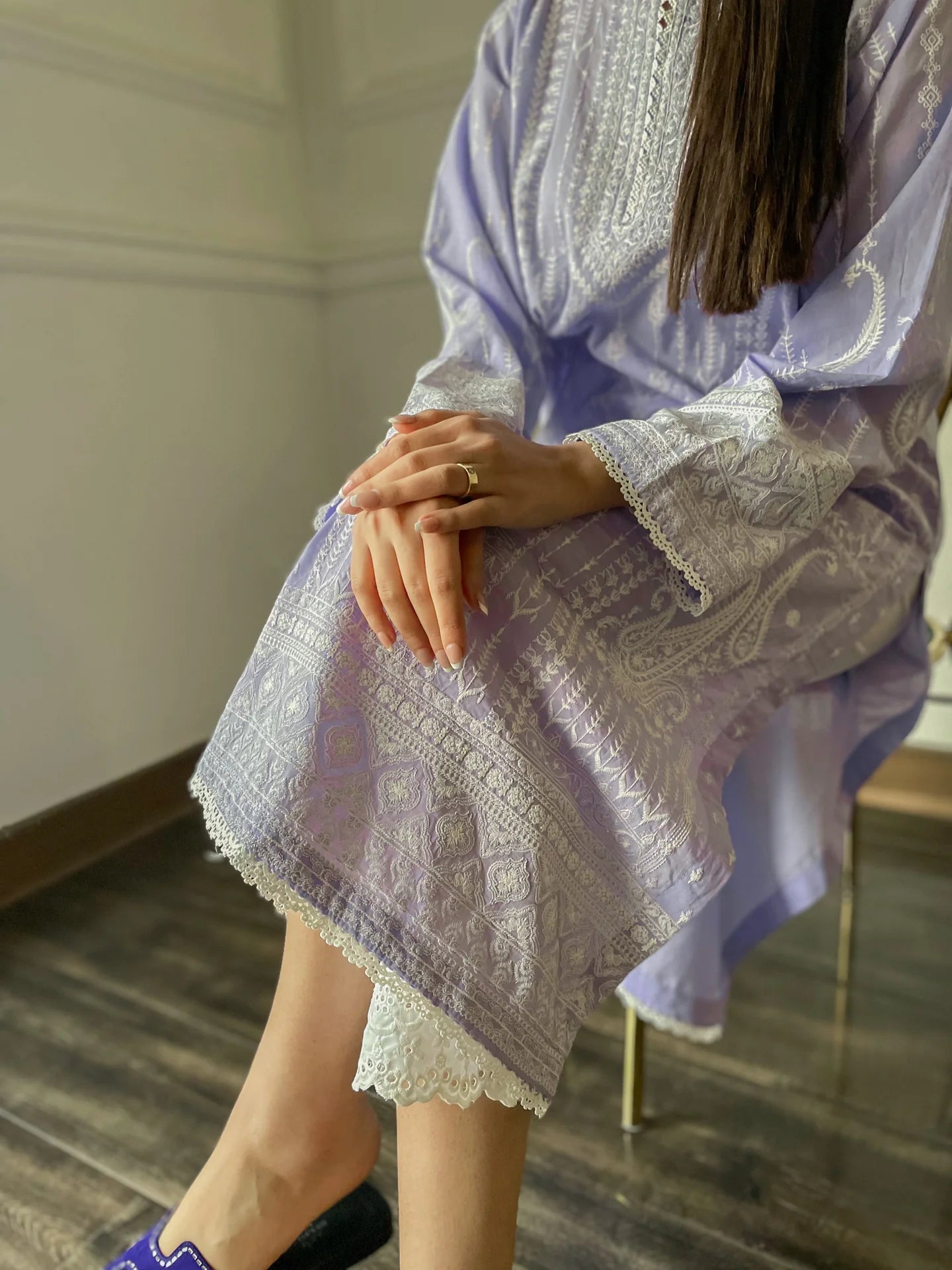 MELODY KURTA - PALE LILAC