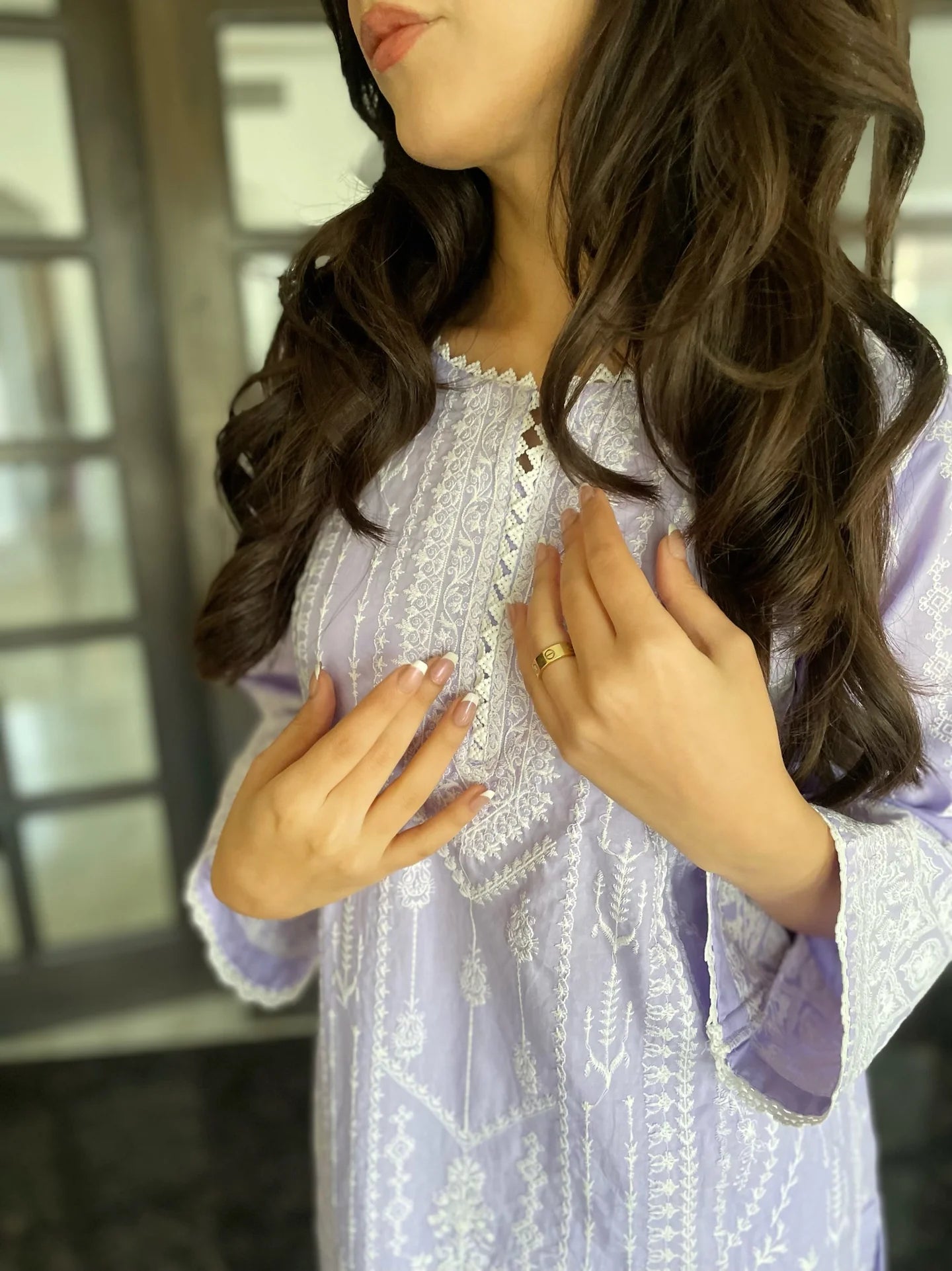 MELODY KURTA - PALE LILAC